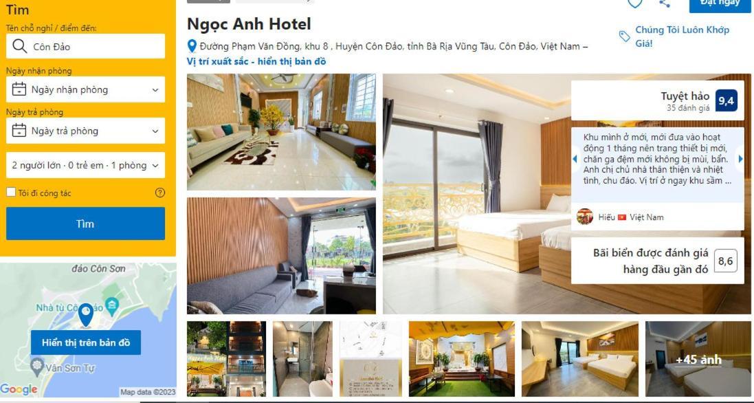 Ngoc Anh Hotel Chi Khu Co Ong Ngoại thất bức ảnh